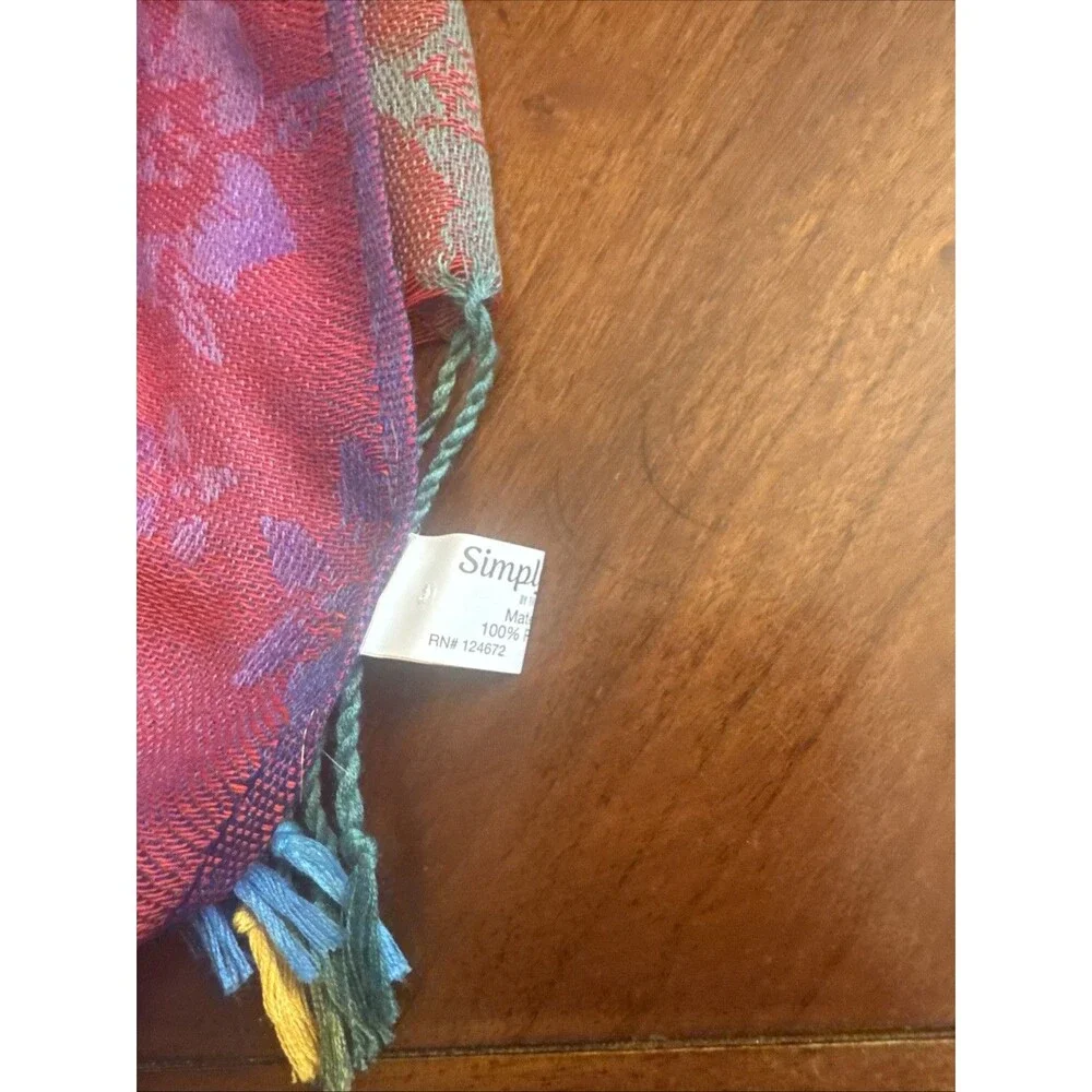 Simply Chic Print Women's Size OS Scarf Size 28”x70”